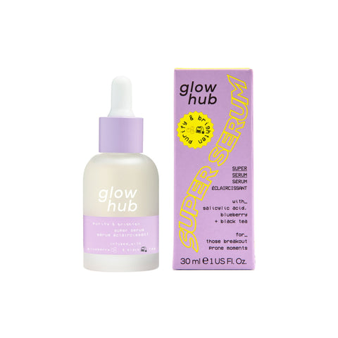 Glow Hub - გამწმენდი და გამაღიავებელი სუპერ შრატი - 30მლ