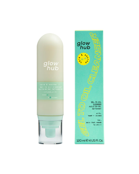 Glow Hub - დამამშვიდებელი & დამარბილებელი ზეთოვანი დასაბანი გელი - 120მლ