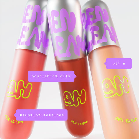 Glow Hub - Gen Gleam ტუჩის გლოსი - Thirsty - 3მლ