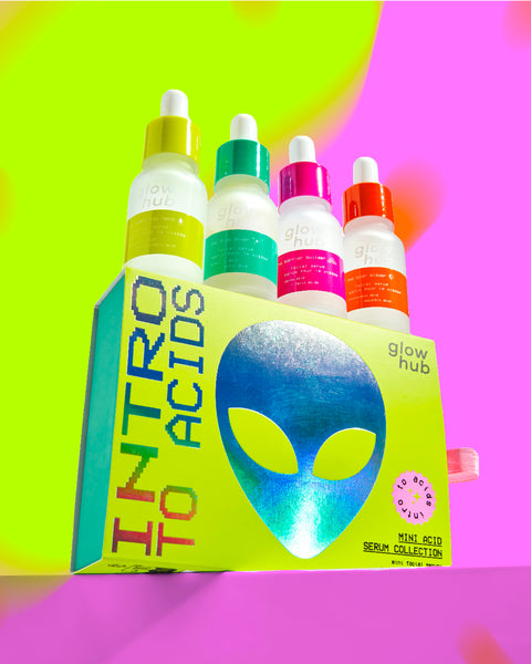 Glow Hub - Intro to Acids Mini - სახის მოვლის ნაკრები