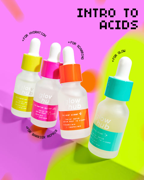Glow Hub - Intro to Acids Mini - სახის მოვლის ნაკრები