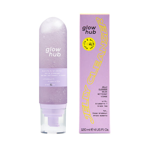 Glow Hub - გამწმენდი და გამაღიავებელი დასაბანი ჟელე - 120მლ