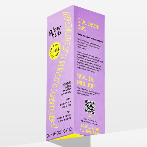 Glow Hub - გამწმენდი და გამაღიავებელი დამატენიანებელი ლოსიონი - 95მლ