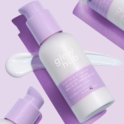 Glow Hub - გამწმენდი და გამაღიავებელი დამატენიანებელი ლოსიონი - 95მლ