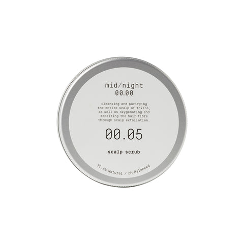 mid/night 00.00 - სკალპის სკრაბი 00.05 - 100მლ