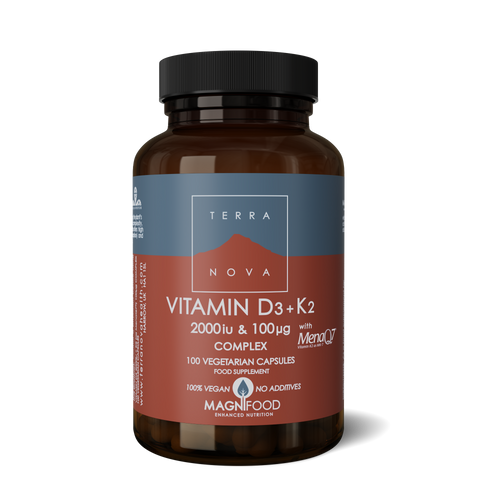 Terranova - Vitamin D3 2000iu & K2 100μg Complex capsule N100