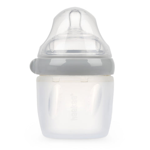 Haakaa - Generation 3 Silicone Baby Bottle 160ml - Grey N1