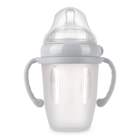 Haakaa - Generation 3 Silicone Baby Bottle 250ml - Grey N1