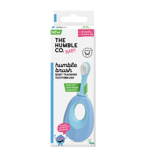 Humble Plant-Based Toothbrush - Wide - (6-24თვ.) Blue - Ultra-Soft