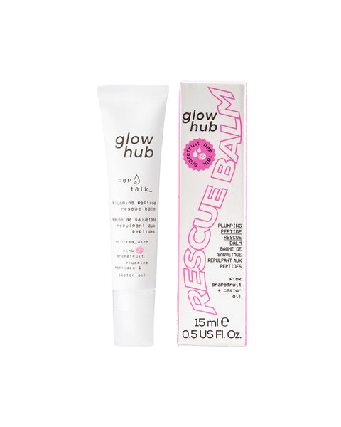 Glow Hub - Pep Talk Plumping Peptide Rescue Balm - Grapefruit - 15ml