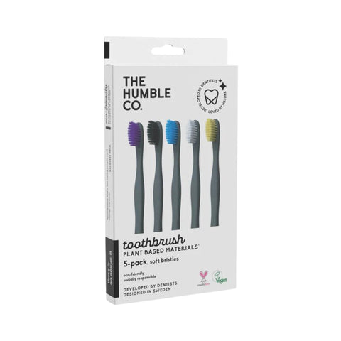 Humble - Family Pack - Plant-Based Toothbrush - Soft  - N5