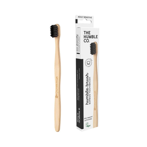 Humble Adult Brush - Black - Sensitive - 12+ Years