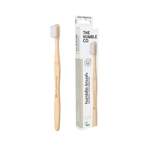 Humble Adult Brush - White - Sensitive - 12+ Years