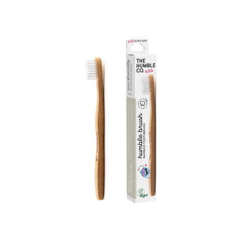 Humble Kids Brush - White - Ultra-Soft - 2-8 years