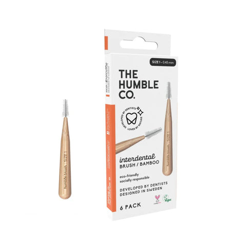 Humble - Bamboo Interdental Brush - Size 1 - Orange -  N6