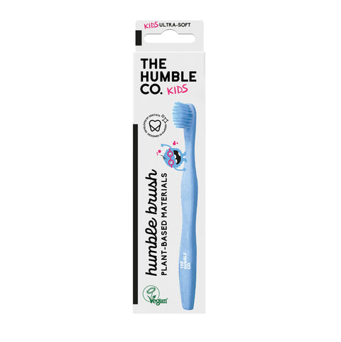 Humble Plant-Based Toothbrush  (2-8 yaers) Blue - Ultra-Soft