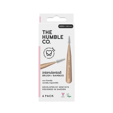 Humble - Bamboo Interdental Brush - Size 0 - Pink N6