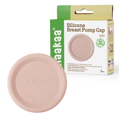 Haakaa - Silicone Manual Breast Pump Cap - Blush N1