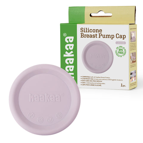 Haakaa - Silicone Manual Breast Pump Cap - Lavender N1