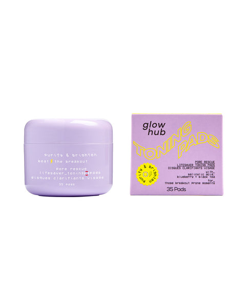 Glow Hub - Purify & Brighten Toning Pads - N35