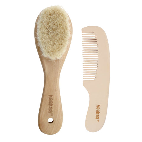 Haakaa - Goat Wool Baby Hair Brush and Comb N2