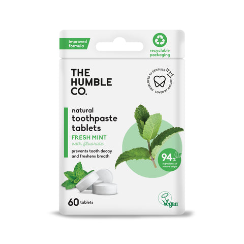 Humble - Natural Toothpaste Tablets - With Fluoride N60