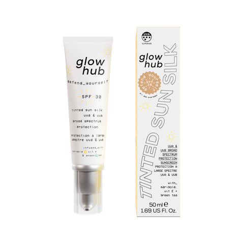 Glow Hub - Defend Yourself სახის შეფერილი მზისგან დამცავი SPF30 - All Day Everyday 50მლ