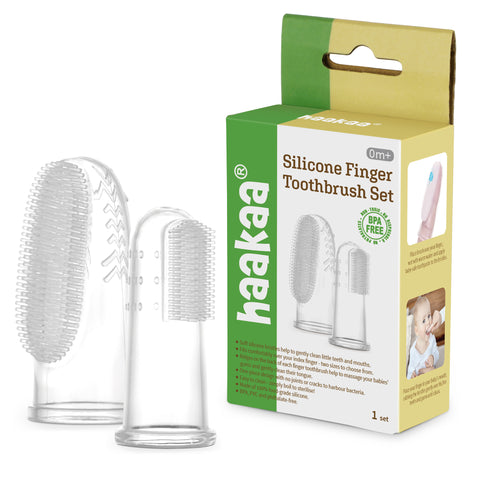 Haakaa - Silicone Finger Toothbrush set