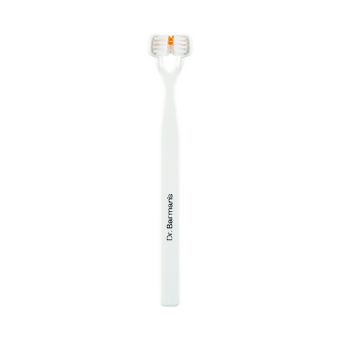 Dr.Barman's - SuperBrush Special 5 - Toothbrush - White/Orange 12+y